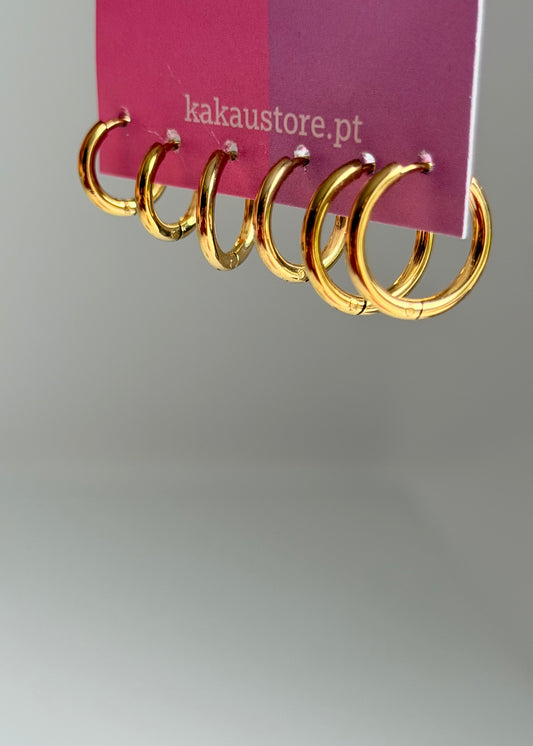 Conjunto de 6 Argolas