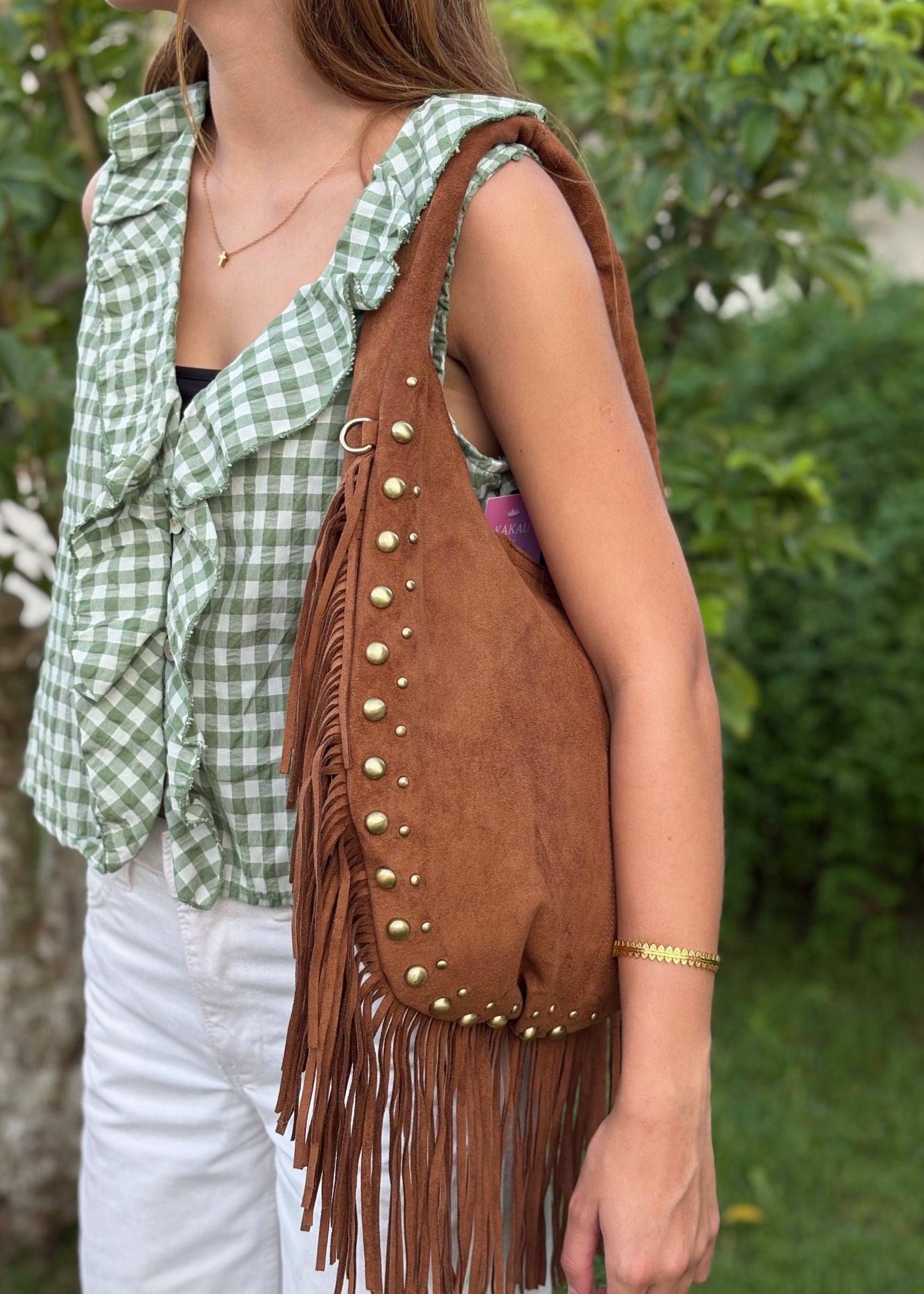 Mala Hobo com Franjas Longas