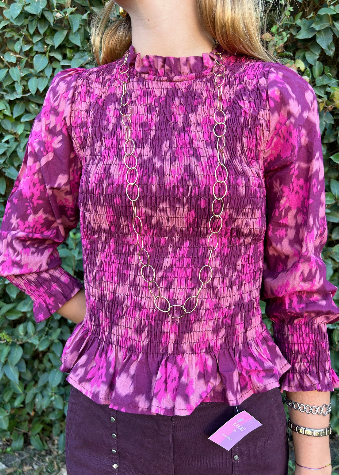 Blusa com Elásticos