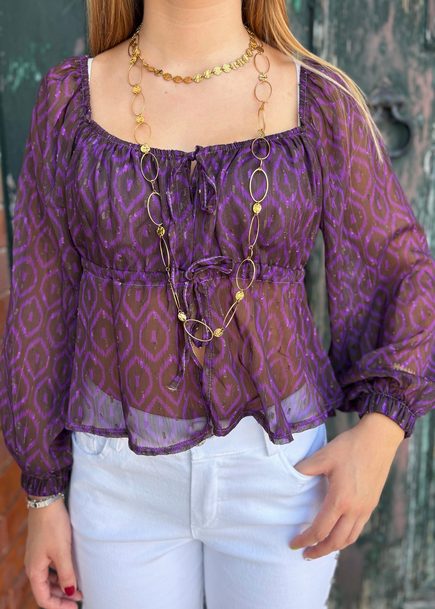Blusa Boho Estampada