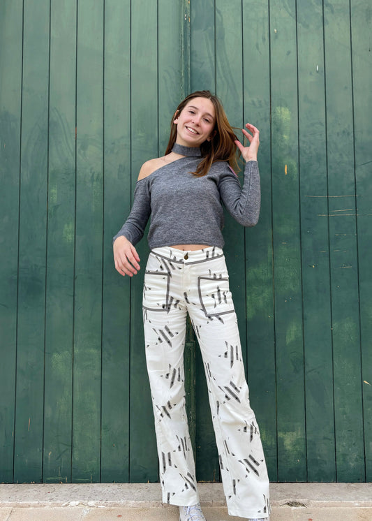 Calças com Padrão Estrelas