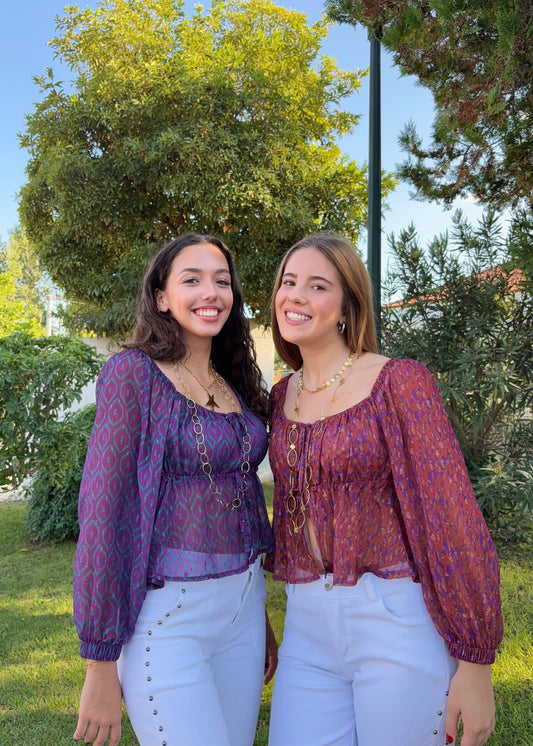 Blusa Boho Estampada