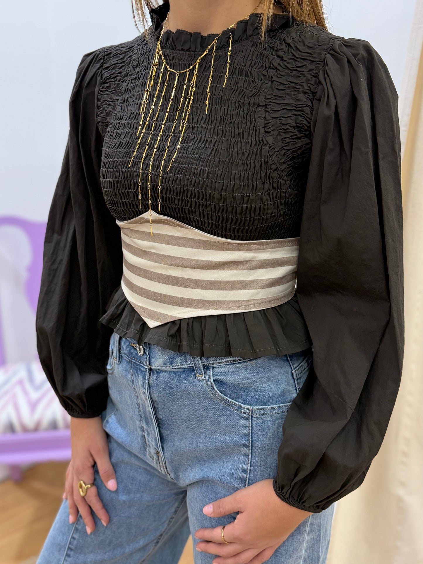 Blusa Lisa com Manga