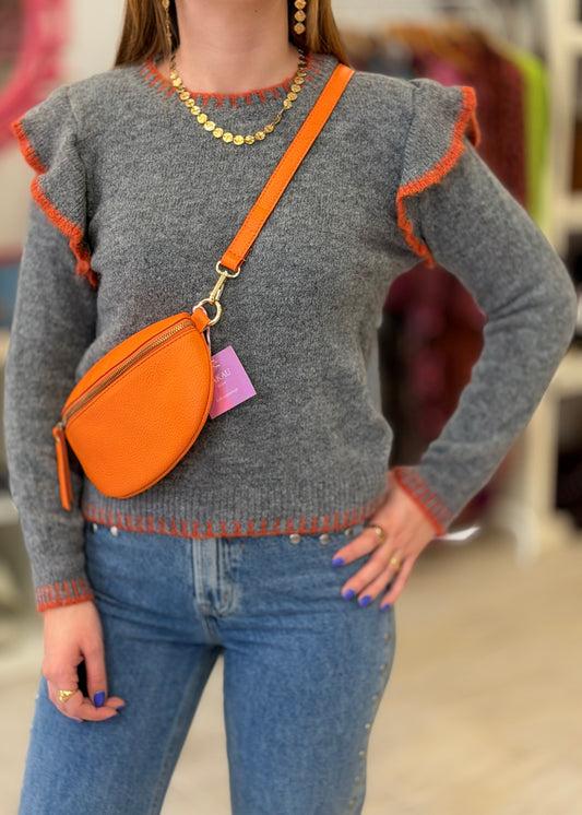 Camisola de Malha com Folho