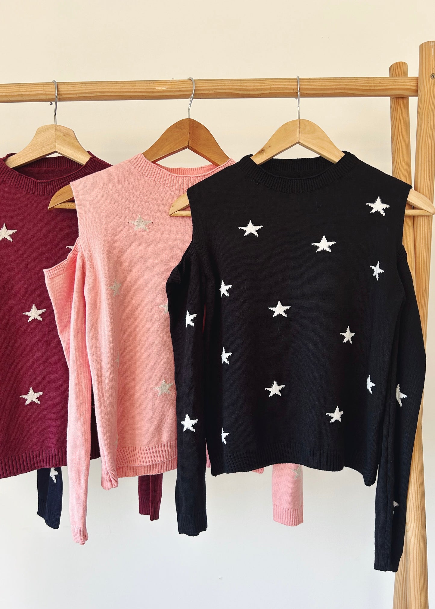 Camisola de Malha com Estrelas