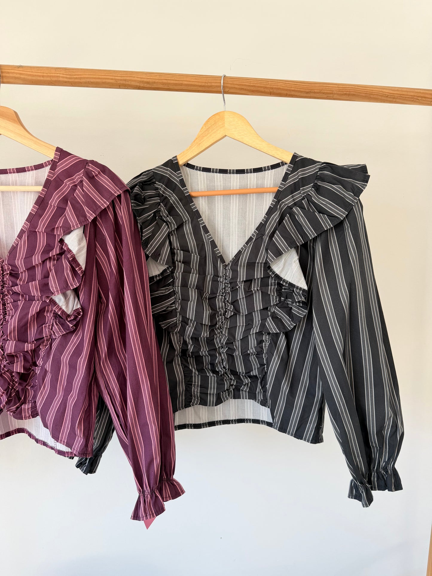 blusa feminina riscas folho kakau store