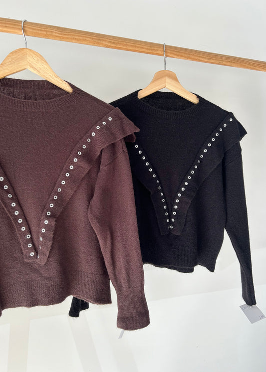 Camisola de Malha com Detalhe