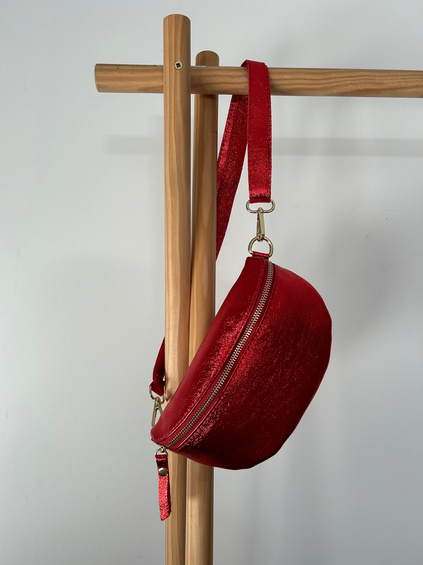 Mala Tiracolo em Pele com Brilho