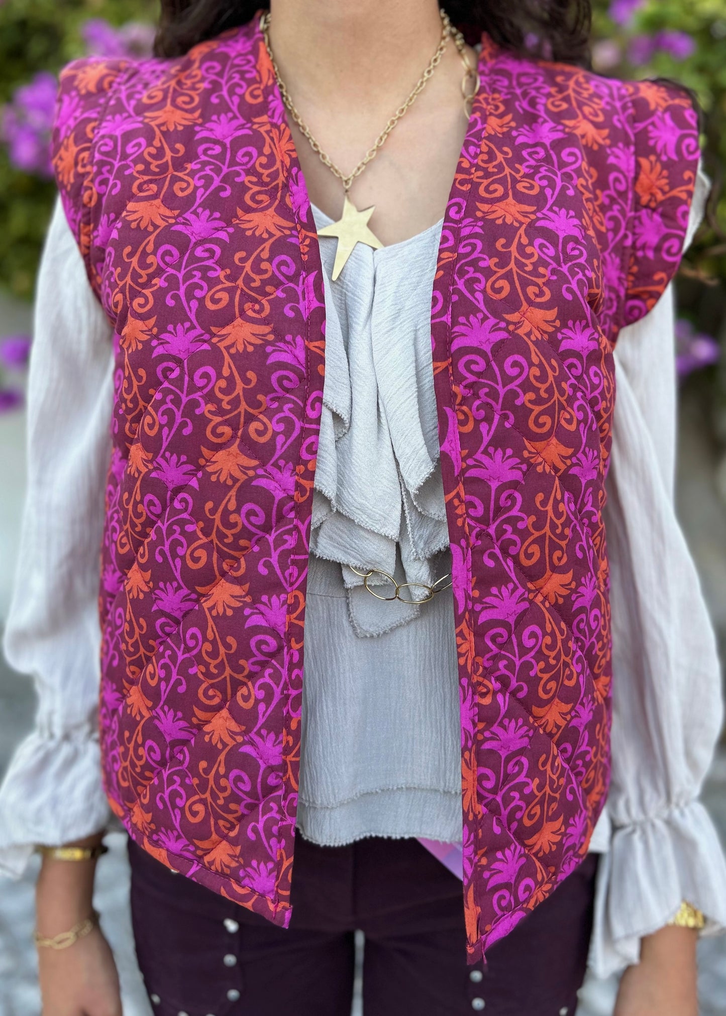 Colete Estampado