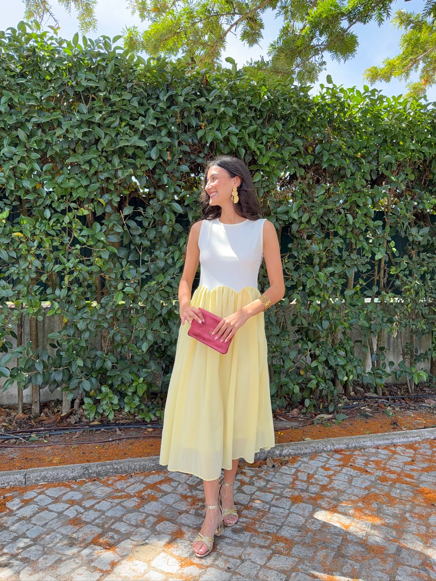 Vestido de Cavas Bicolor
