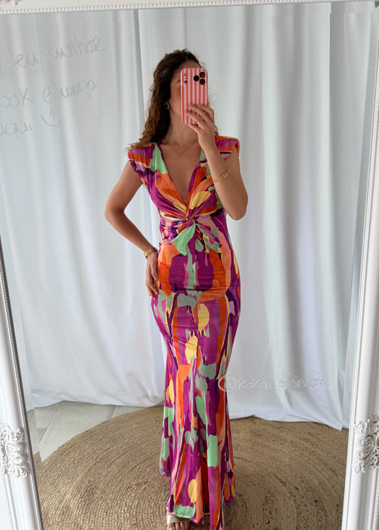 Vestido Multicor