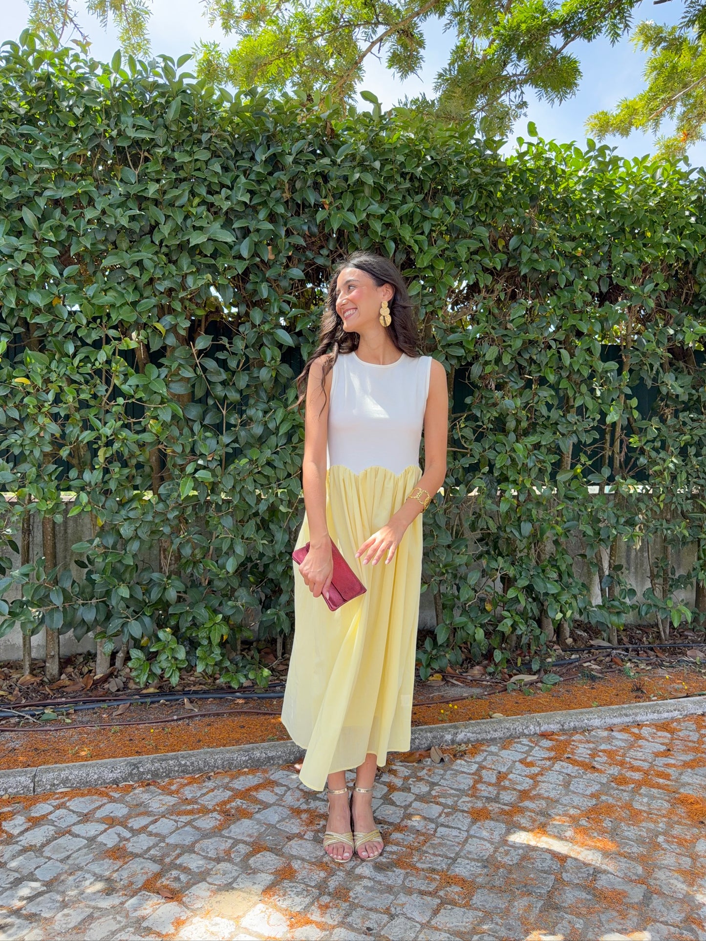 Vestido de Cavas Bicolor