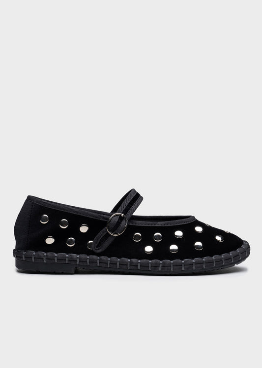 sabrinas com tachas femininas kakau store