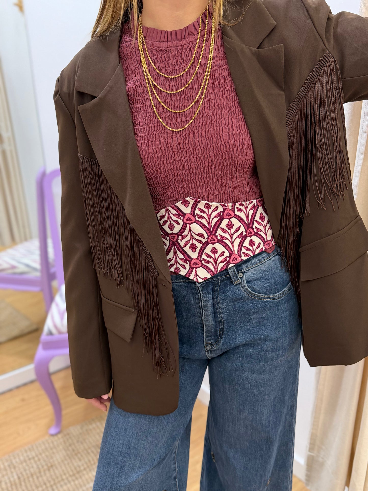 Blazer com Franjas