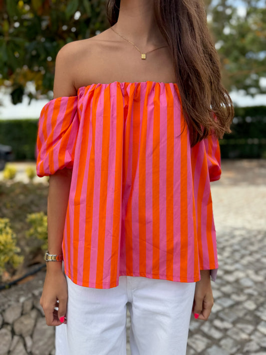 Blusa Cai-Cai com Riscas