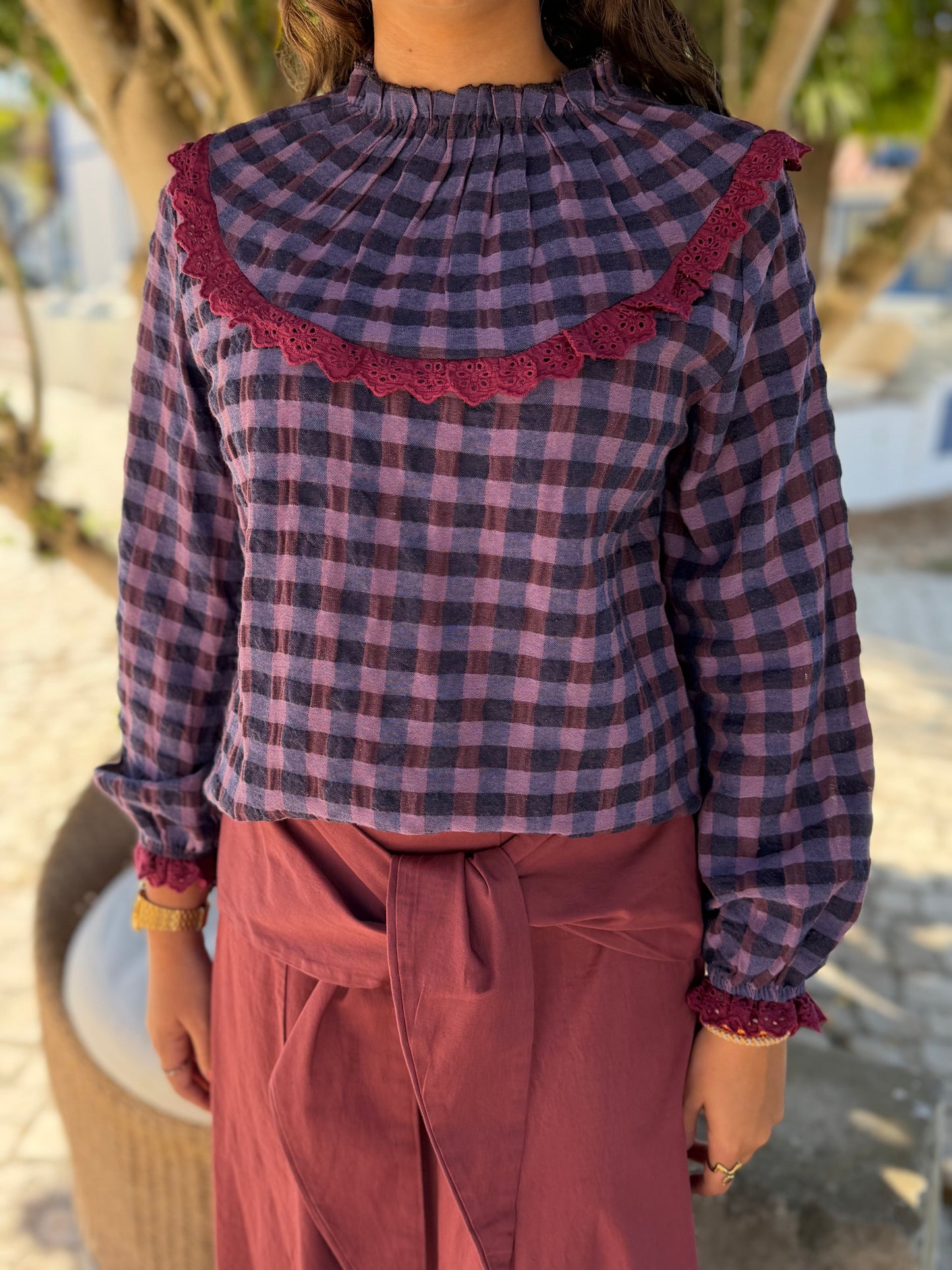 Blusa Vichy