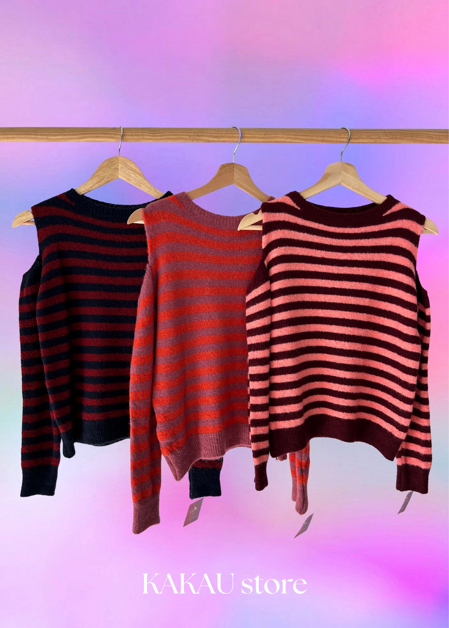 Camisola de Malha com Ombros Descobertos