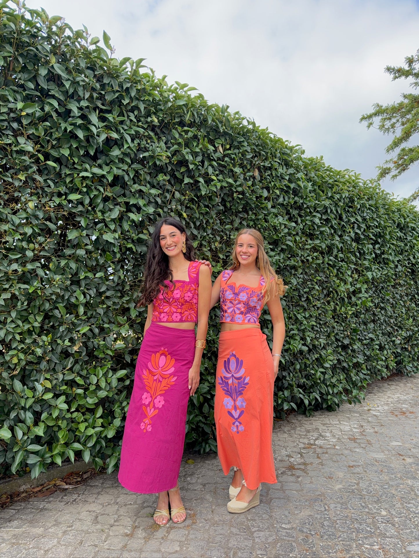 Conjunto com Padrão Floral