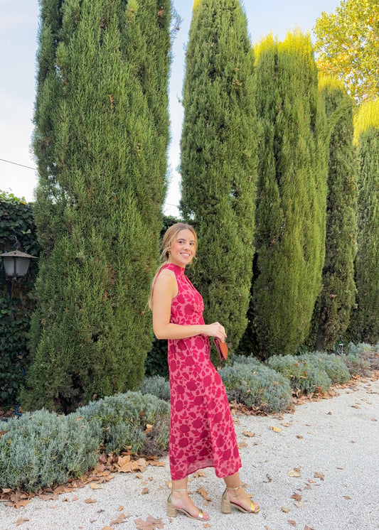 Vestido Halter Elegante