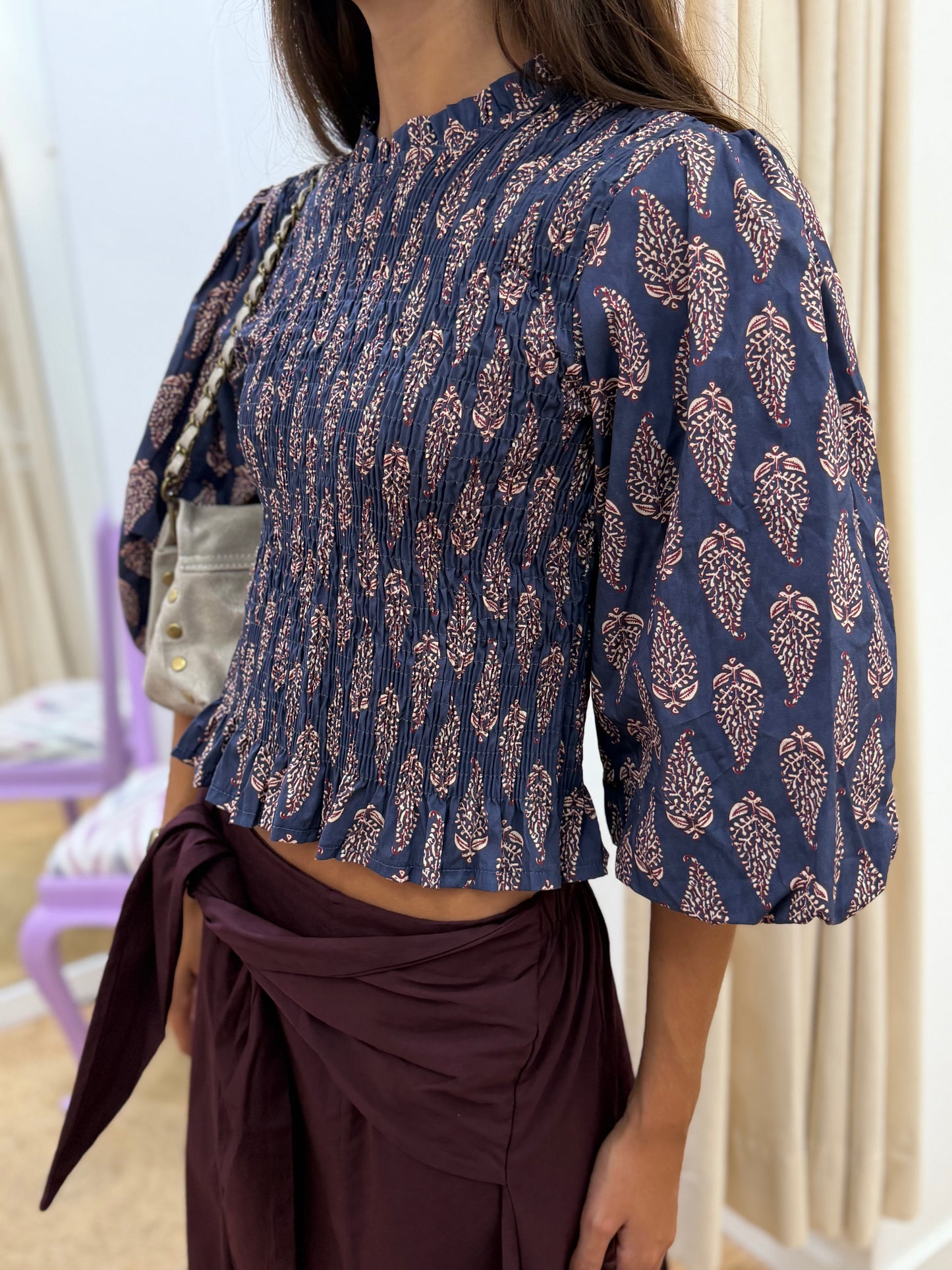 Blusa com Manga Balão