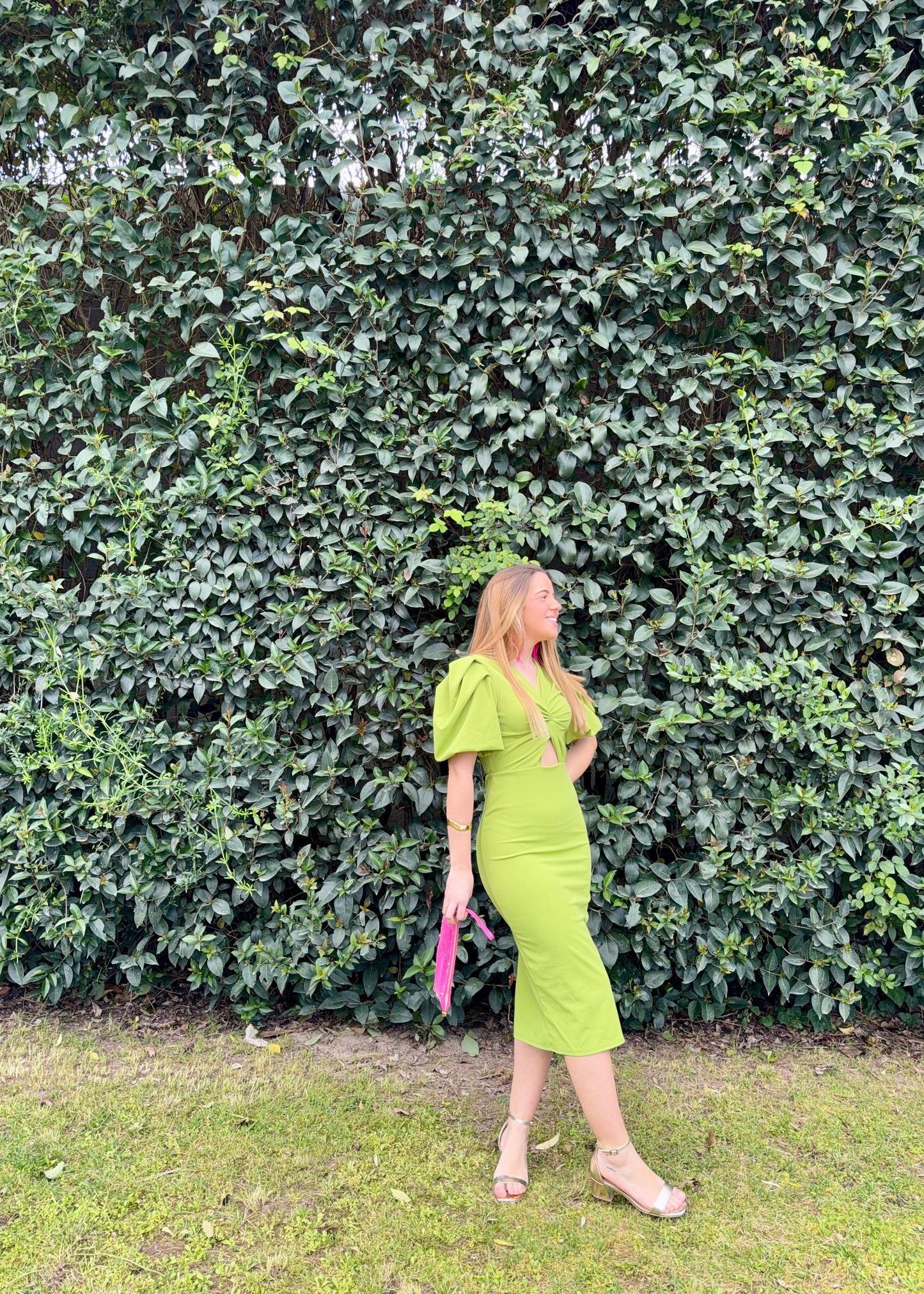 Vestido Com Mangas Balão