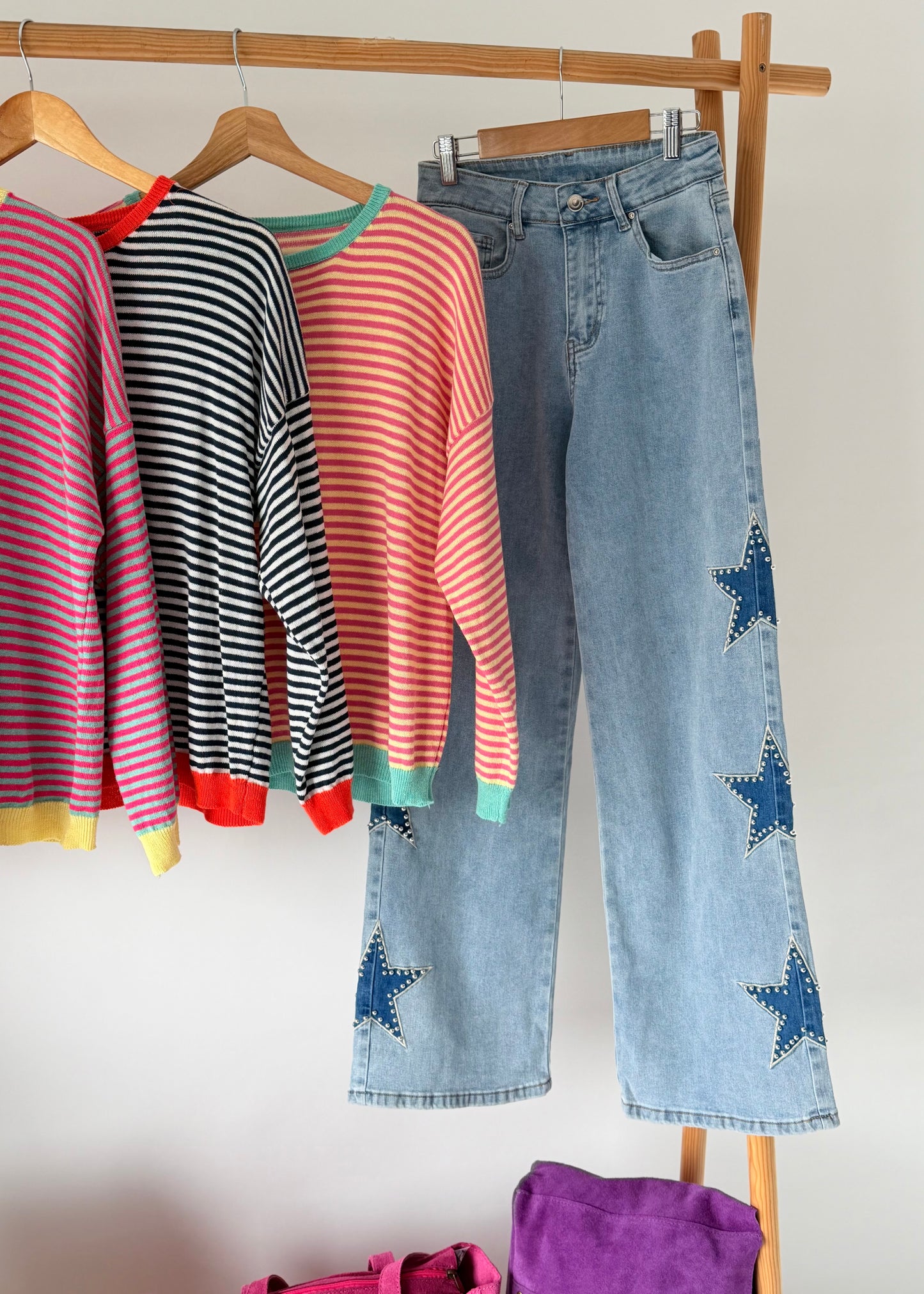 calcas ganga femininas estrelas kakau store