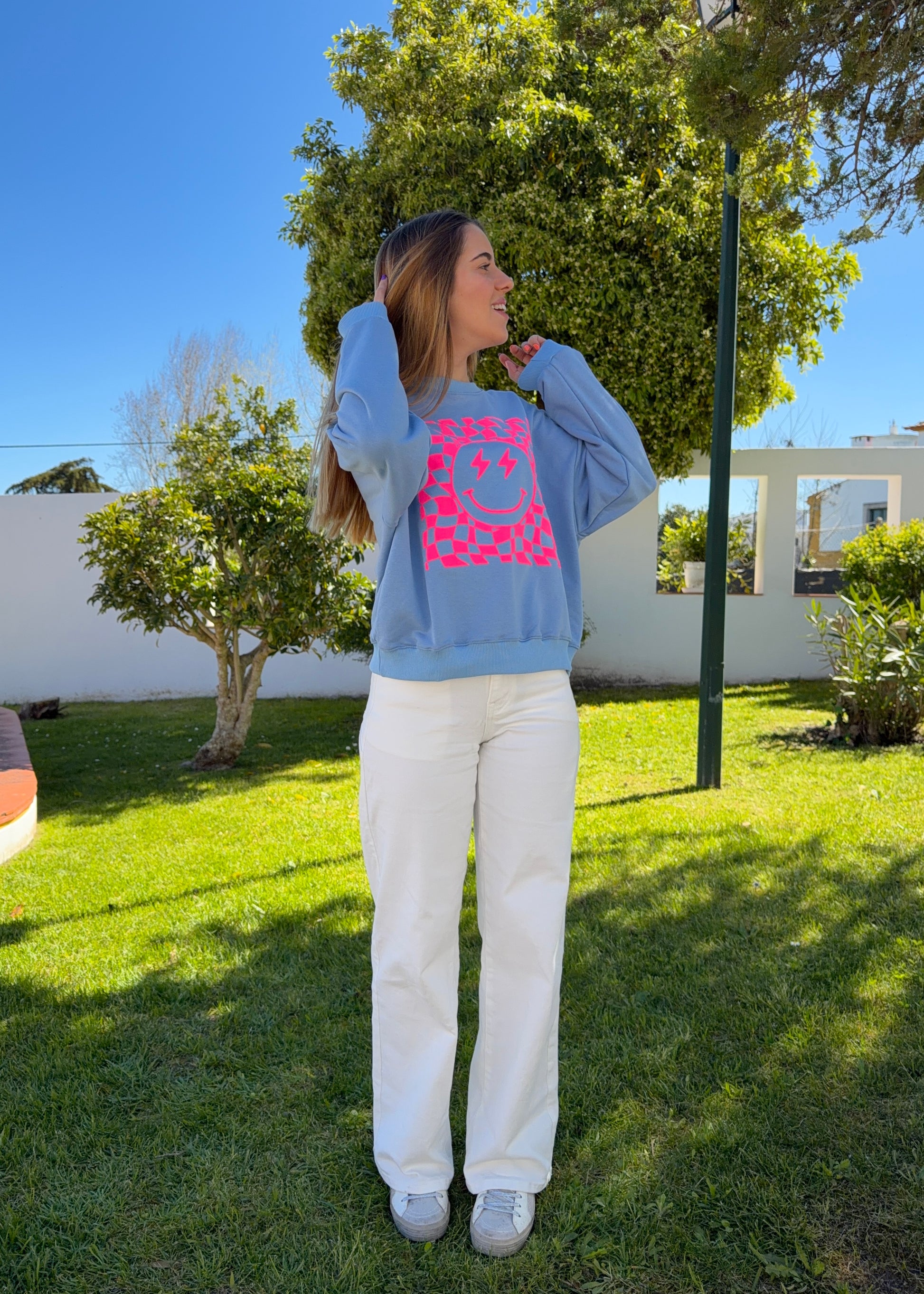 sweat smile feminina kakau store