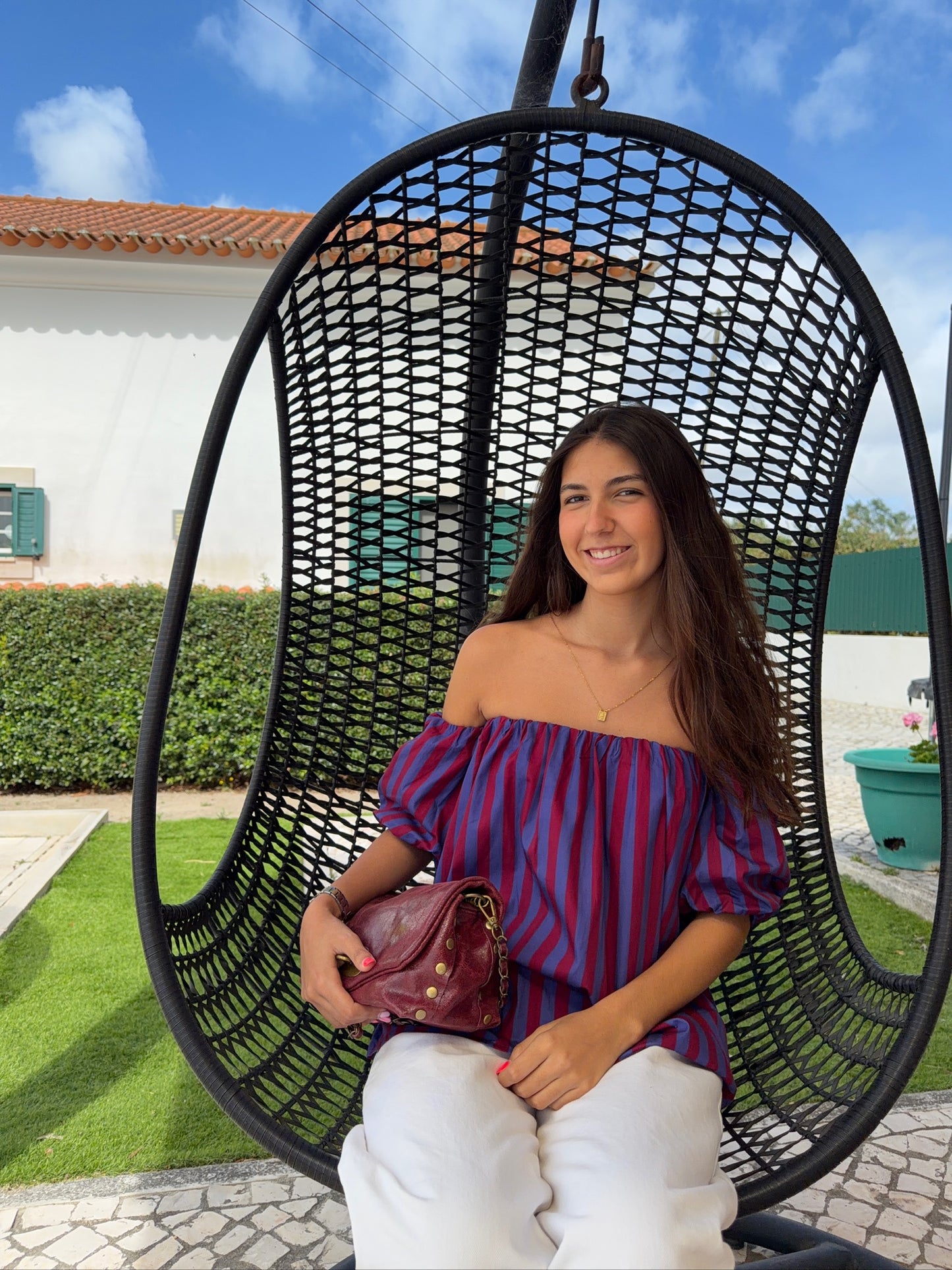 Blusa Cai-Cai com Riscas
