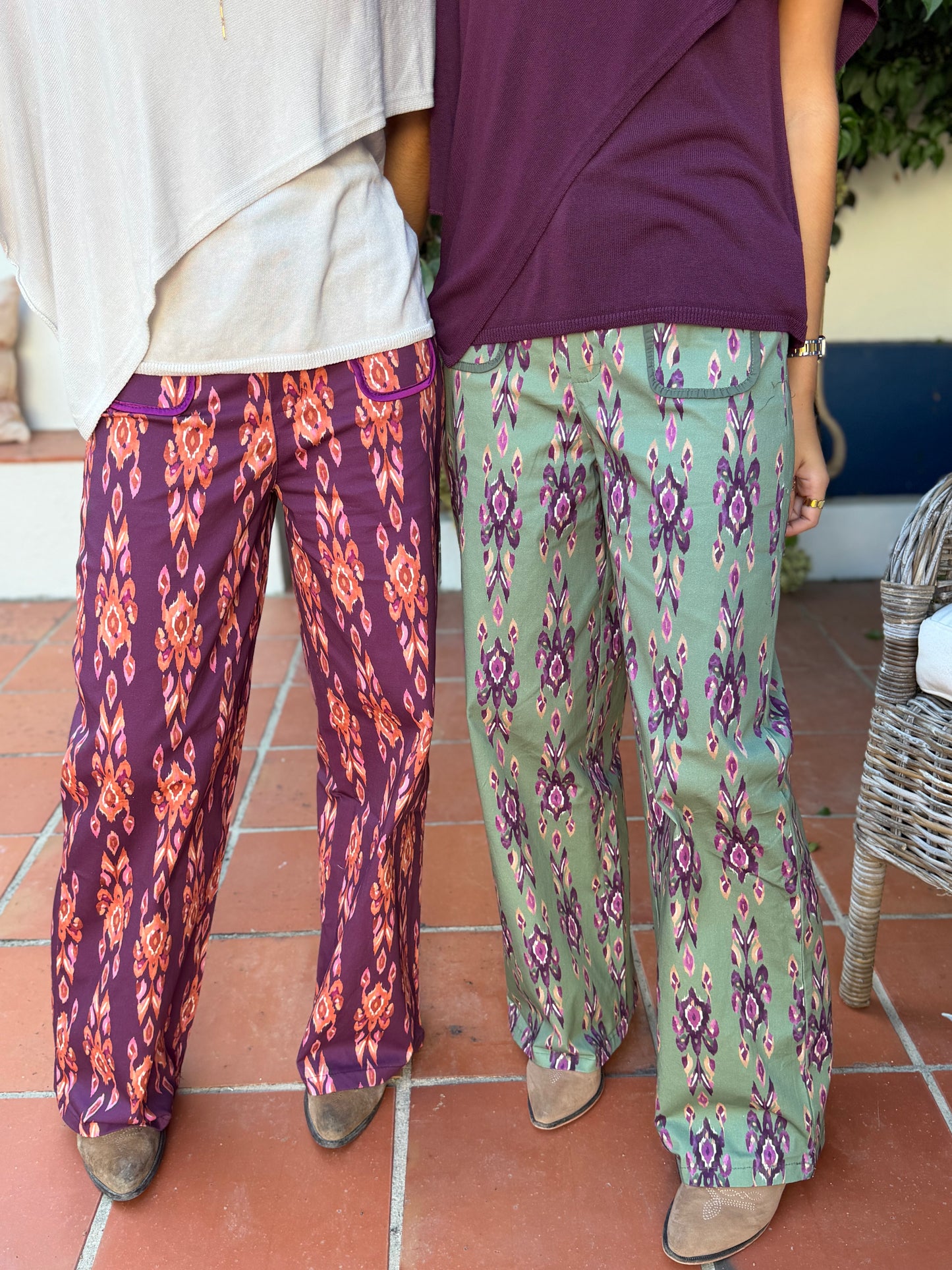 Calças com Padrão