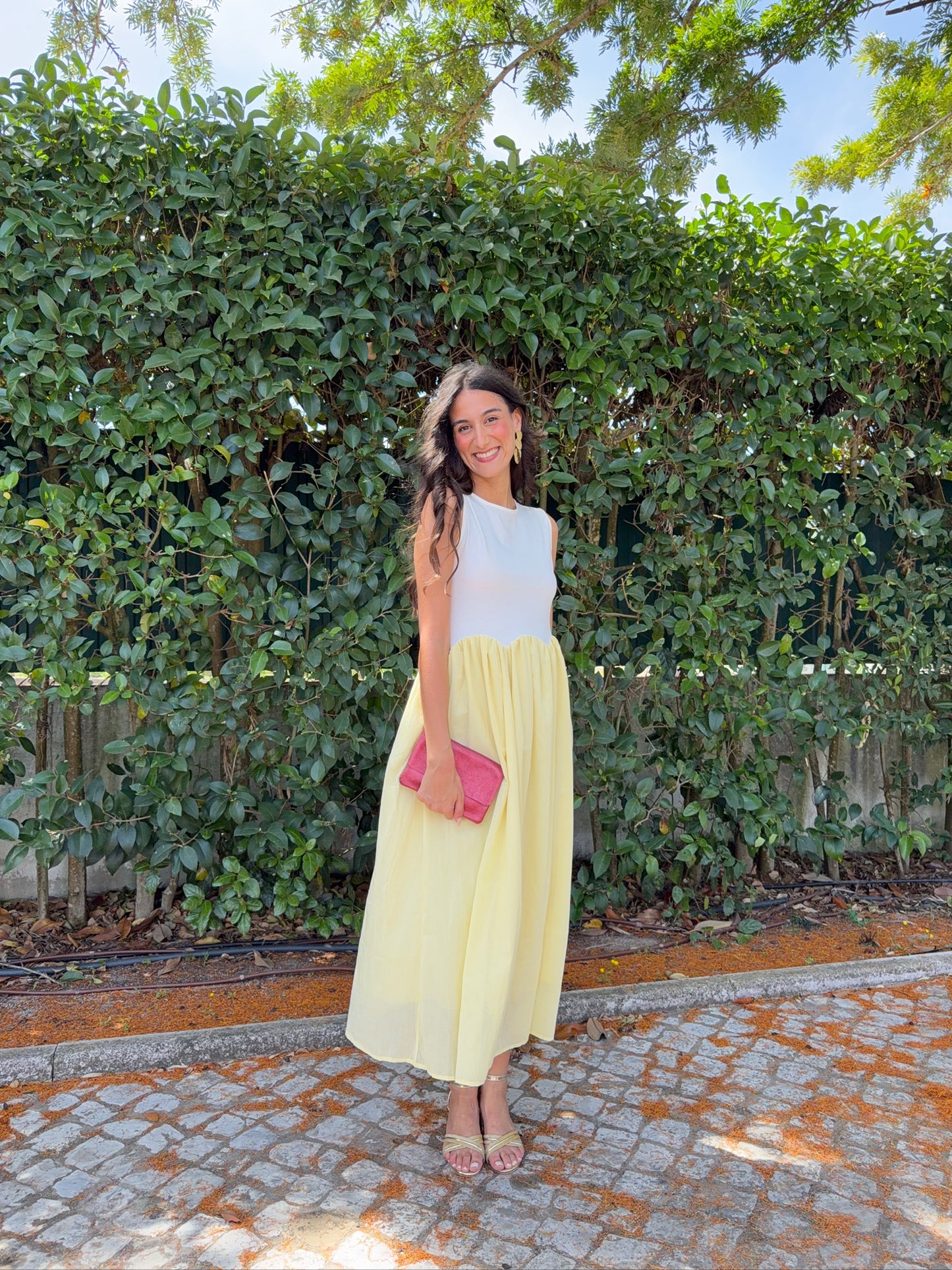 Vestido de Cavas Bicolor