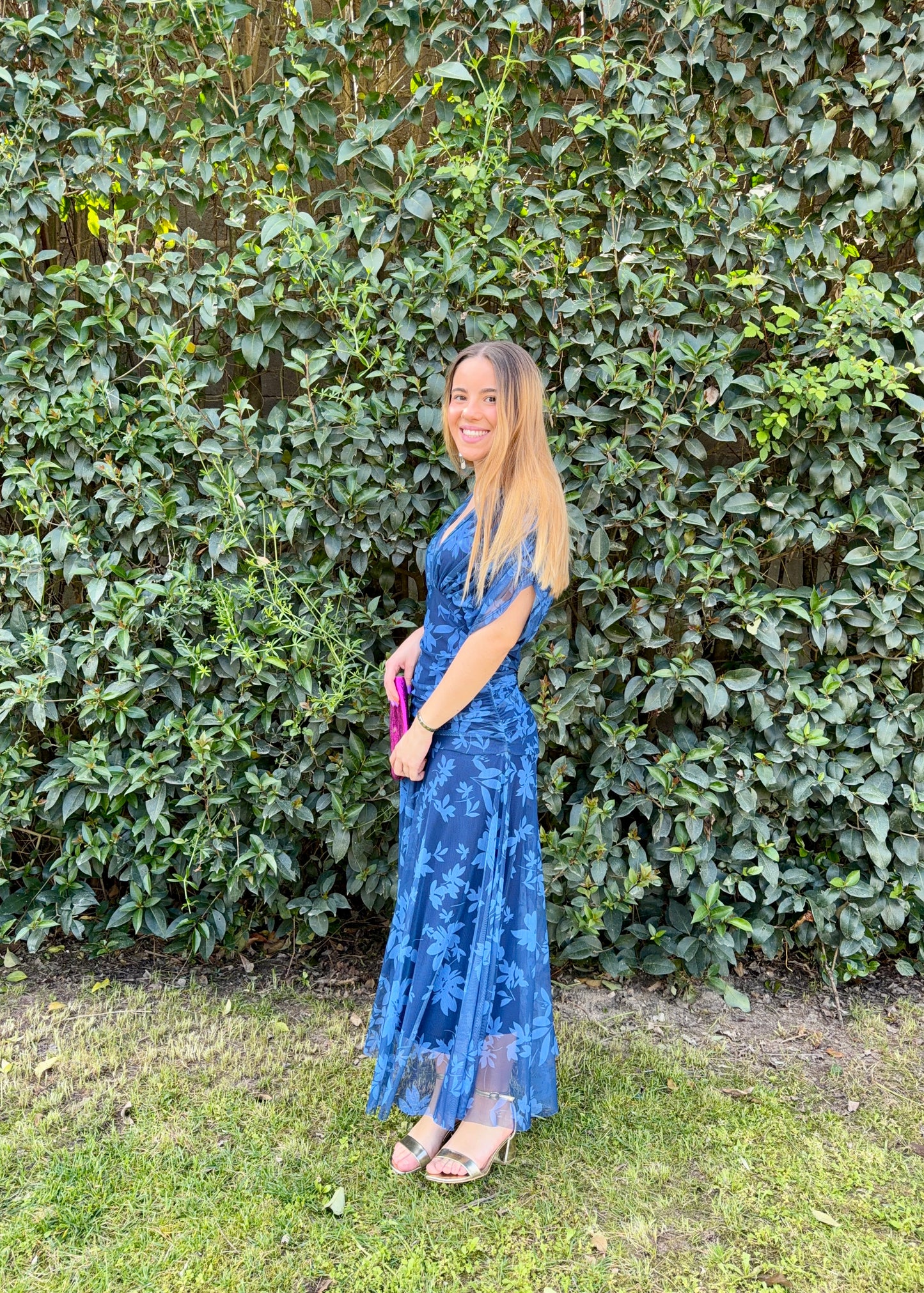 Vestido midi tule