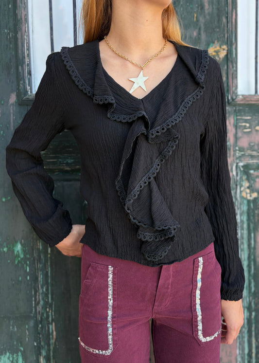 Blusa com Folho