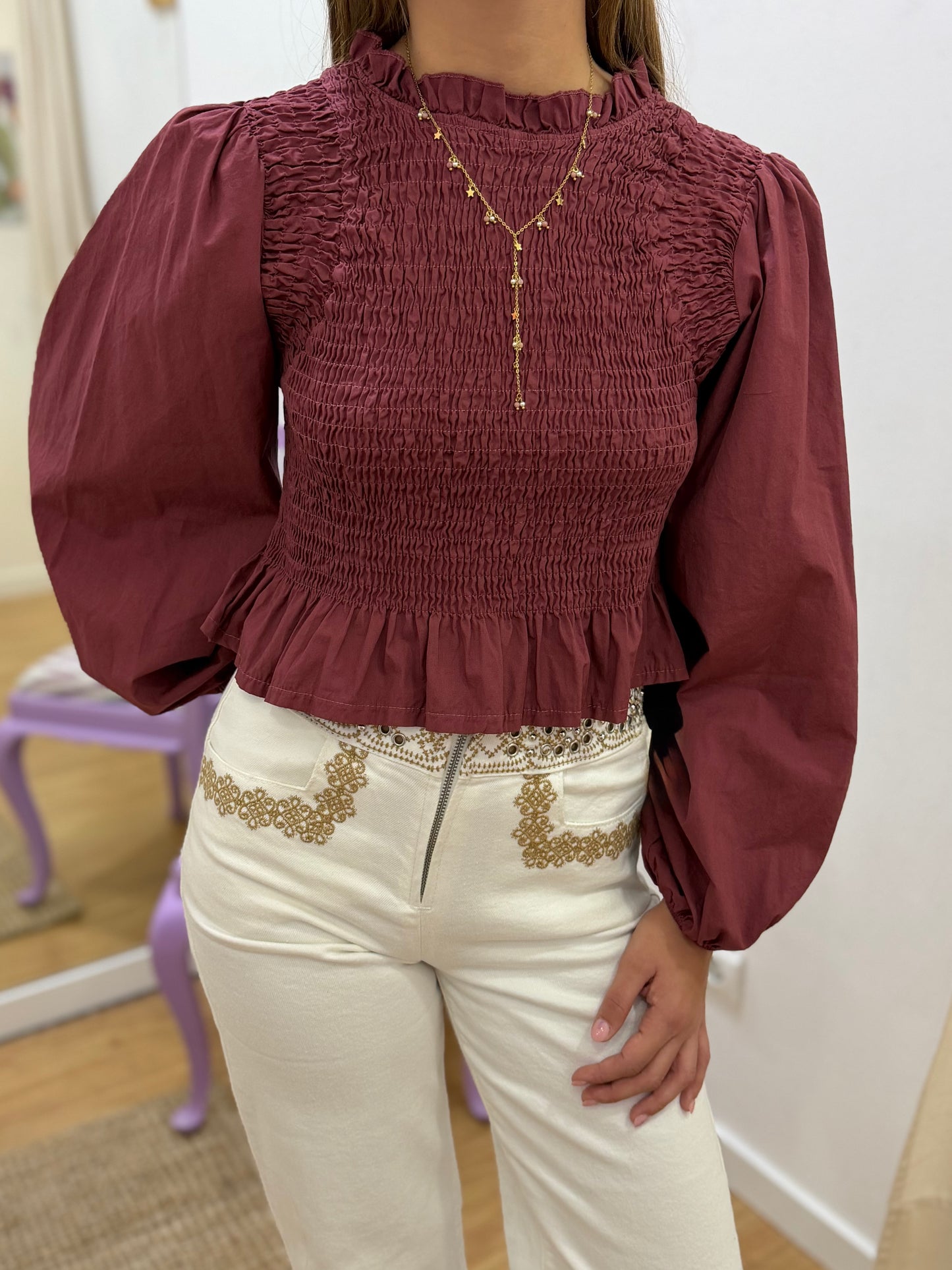 Blusa Lisa com Manga