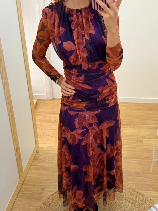 Vestido Tule com Padrao