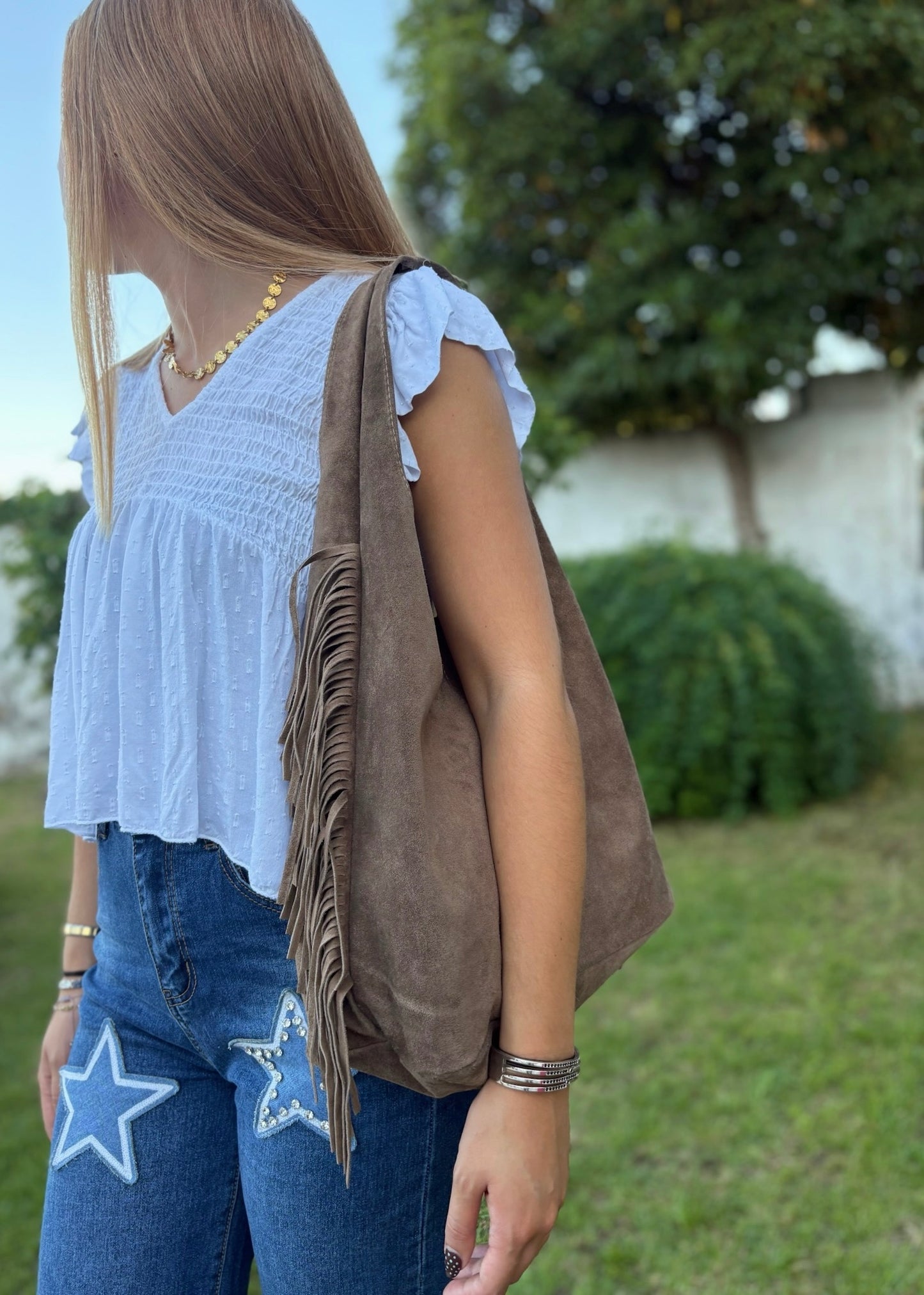 Mala com Franjas Laterais