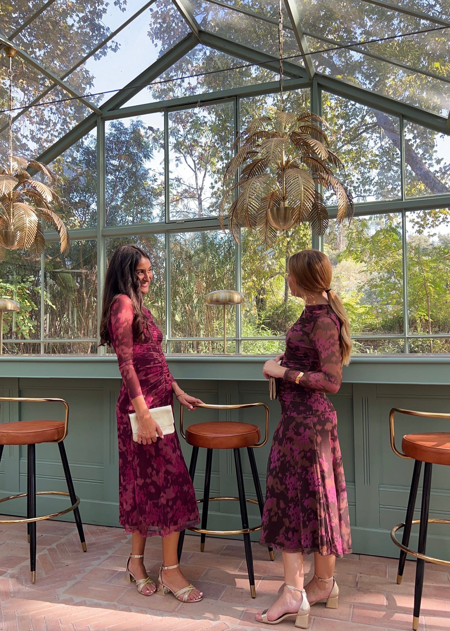 Vestido Tule Midi Floral