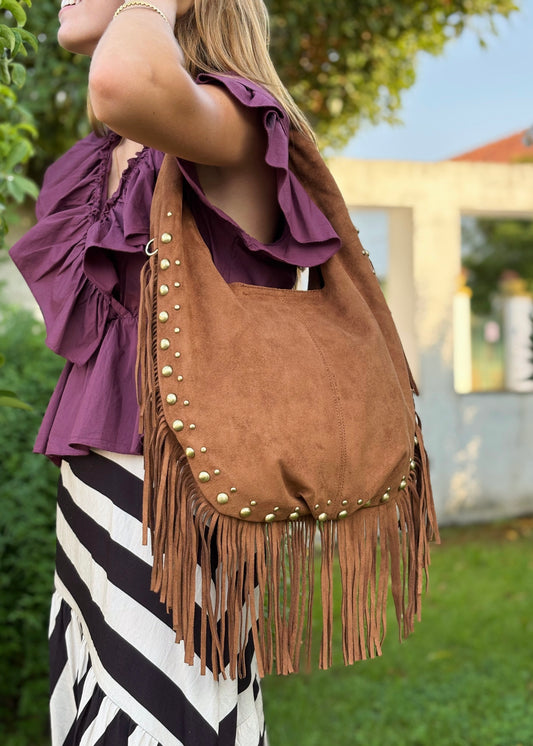 Mala Hobo com Franjas Longas