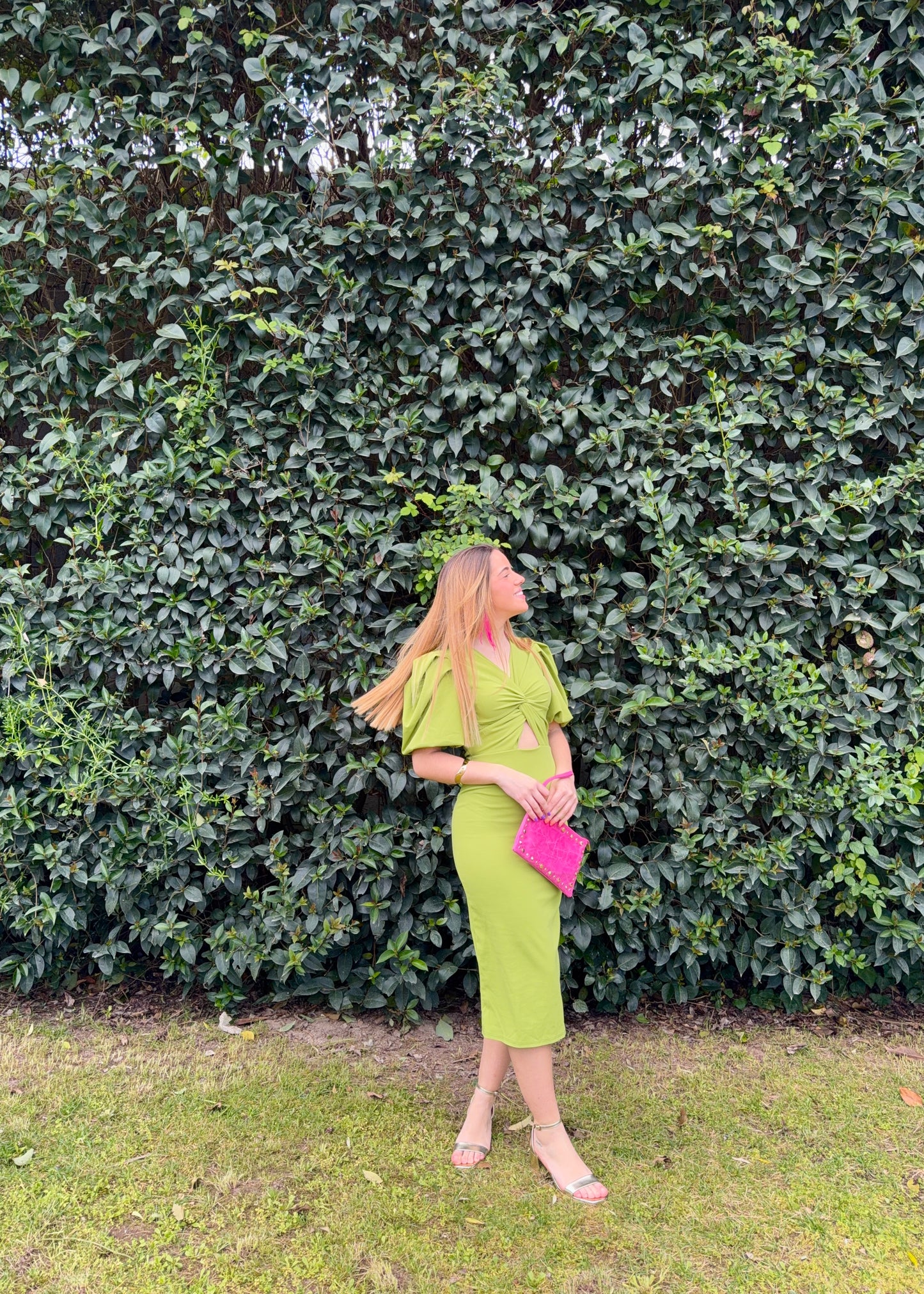 Vestido Com Mangas Balão