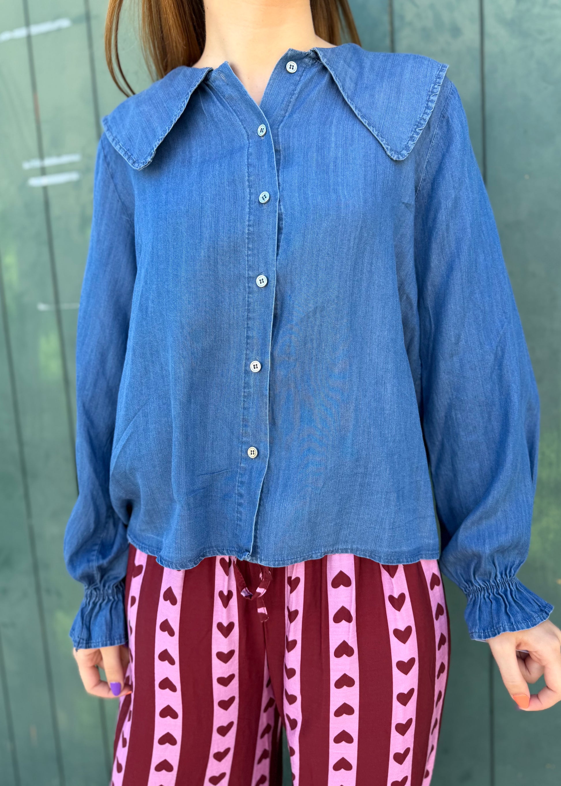 blusa ganga com gola feminina kakau store