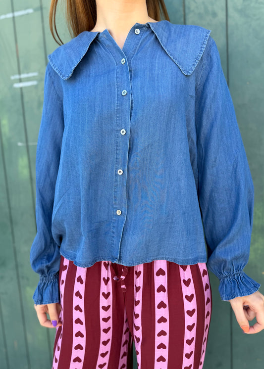 blusa ganga com gola feminina kakau store