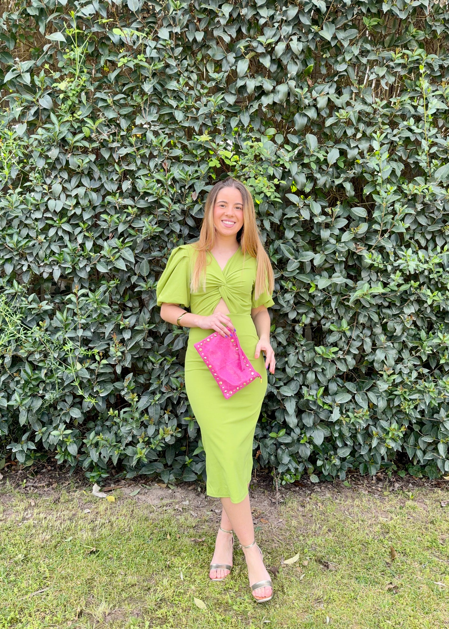 Vestido Com Mangas Balão