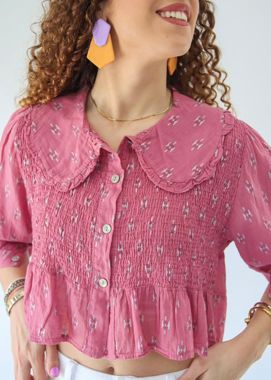 Blusa Com Gola