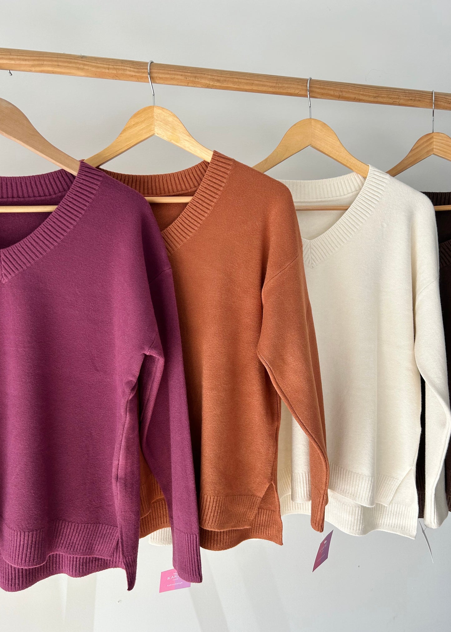 Camisola de Malha decote em V