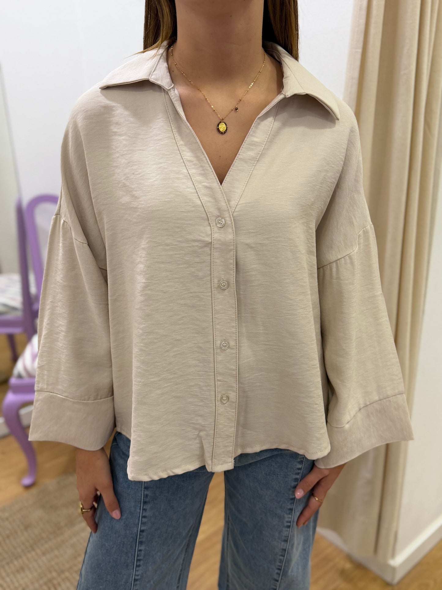 Camisa Estilo Oversize