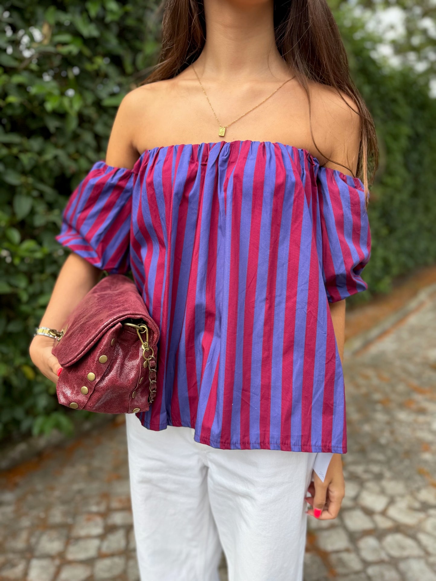 Blusa Cai-Cai com Riscas