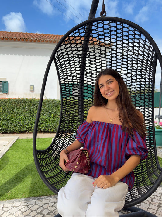 Blusa Cai-Cai com Riscas