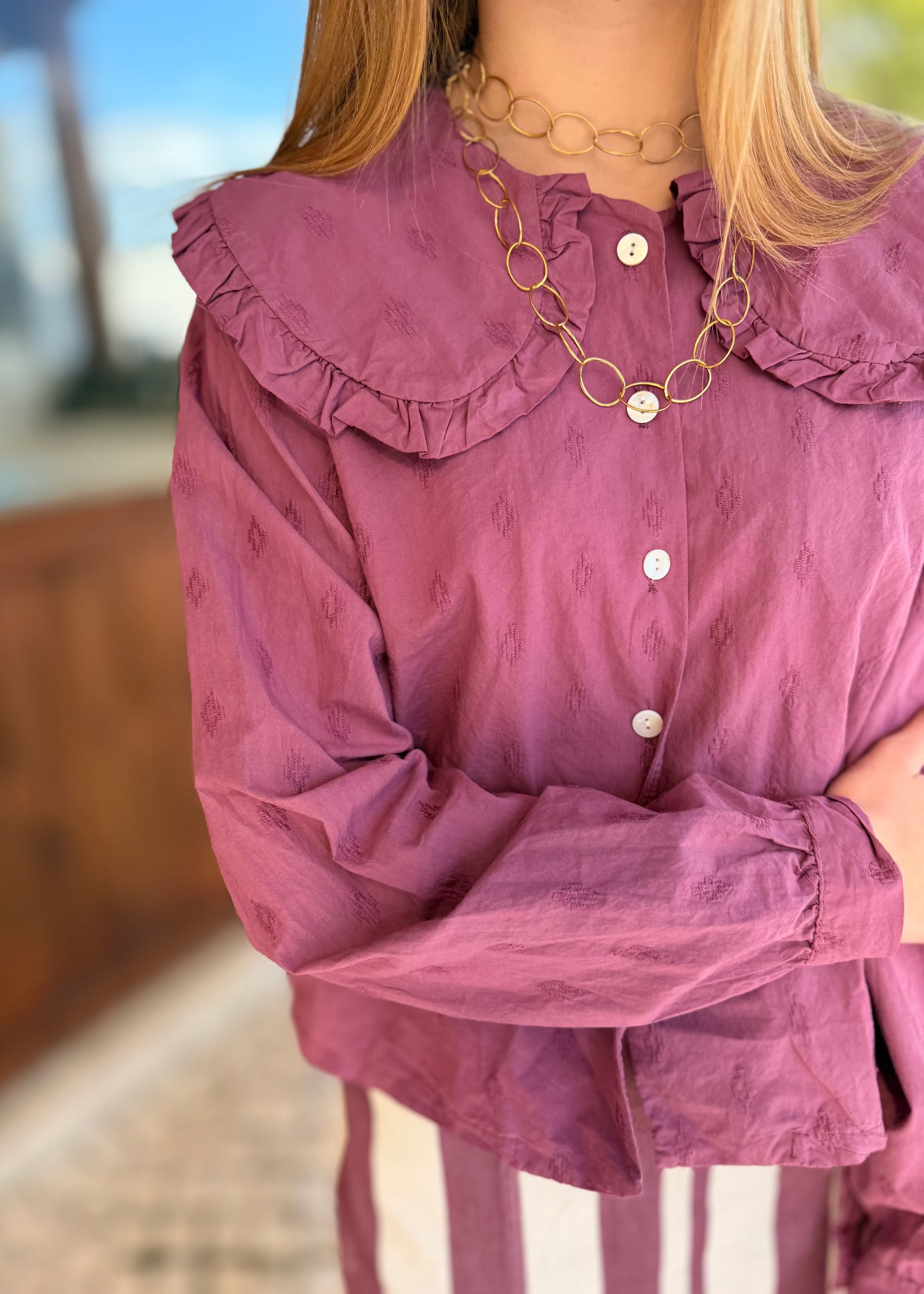 Blusa com Gola