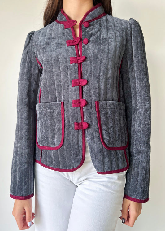 Casaco Acolchoado com Detalhes