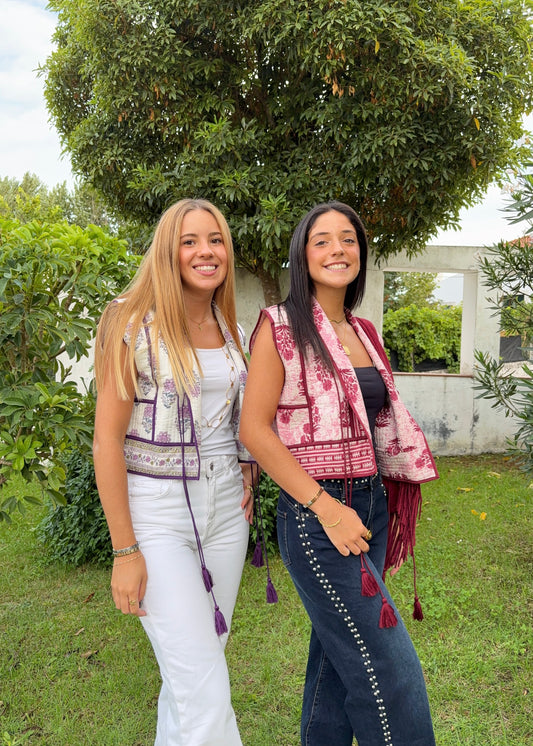Colete Acolchoado Estampado