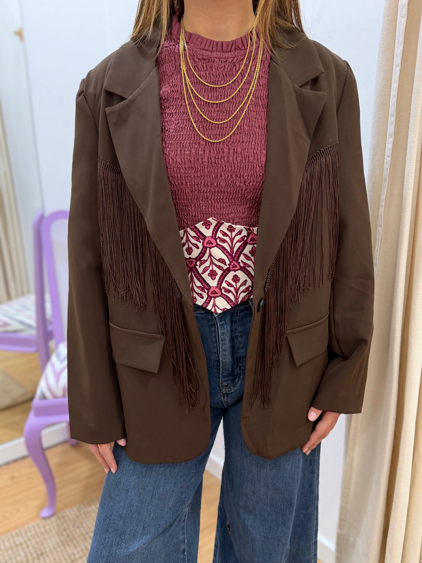 Blazer com Franjas